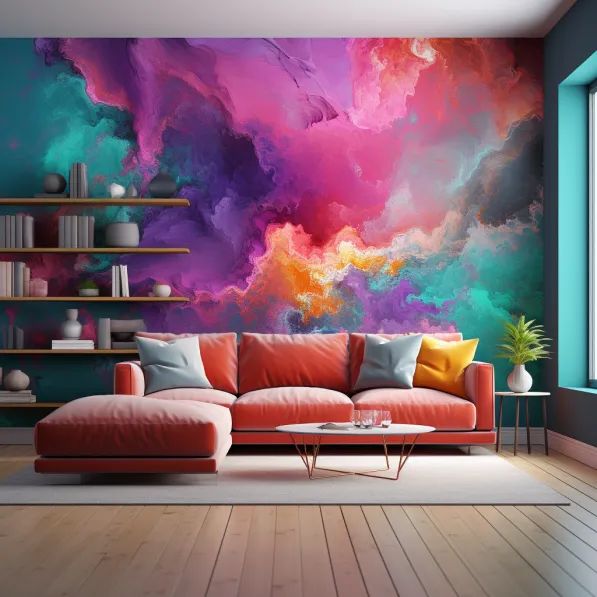 living-room-wall-mural
