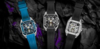 Attractive Square Skeleton Mechanical Watches